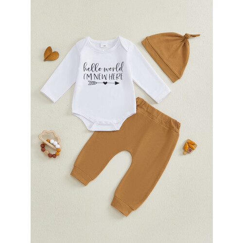 (12-18 Months, White) Φθινοπωρινά ρούχα για με σχέδια. 2