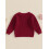 (2-3 Years, Red) Mädchen Herbst Strickpullover Langarm Rundhalsausschnitt Buchstabenstickerei Pullover Strickwaren 4