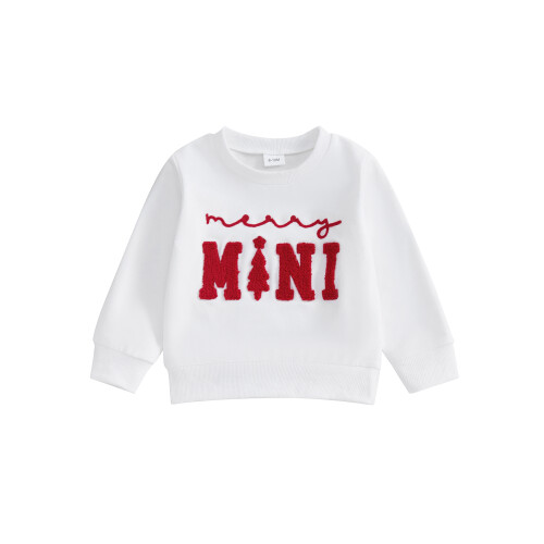 (18-24 Months, White) Παιδικό Φούτερ με και Κορίτσια