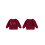 (3-4 Years, Red) Mädchen Herbst Strickpullover Langarm Rundhalsausschnitt Buchstabenstickerei Pullover Strickwaren 2