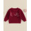(2-3 Years, Red) Mädchen Herbst Strickpullover Langarm Rundhalsausschnitt Buchstabenstickerei Pullover Strickwaren 3