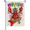 Σημαία Κήπου με Καραμπίνα Mardi Gras – Διπλής Όψης, 12x18", Λινάτσα, Fleur de Lis & Χάντρες, 1