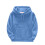 Felpa con cappuccio a maniche lunghe, patchwork, spessa e calda per bambini e bambine, modello Z1-Blue5-6T 1