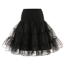 Ballettrock, Geschenk für Kinder, Minirock, Damen, hochwertiger, hochtaillierter Faltenrock, Tutu-Tanzrock für Erwachsene, schwarz