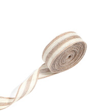 1 Zoll x 5,5 Yards Juteband – Rustikales Juteband für Kränze, Girlanden, Hochzeiten, Weihnachten, Halloween und Geschenkverpackungen