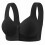 Plus Size Bras for Women,Push Up Bra,3 Pack Plus Size Nursing Bralettes Front Hook Mesh for Maternity Comfortable Multicolor 4