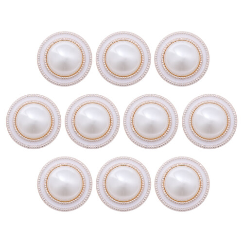 10 τεμάχια κουμπιά ραψίματος Vintage Pearl για ρούχα και χειροτεχνίες