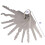 10pcs Universal Car Auto Lock Out Emergency Kit Door Open Tool Keys 2