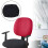 Bürostuhlbezug aus T-förmigem Jacquard-Gewebe 6