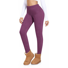 Lmueinov Thermische Fleecegevoerde Leggings voor Dames, Zeer Elastisch Slim Fit voor Hardlopen, Wandelen en Outdoor – Geschikt voor Koud Weer