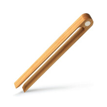 Magnetische Bambuszange, Toastzange aus Holz, Küchenwerkzeug-Set zum Toasten, Backen, Kochen, Salatgrillen