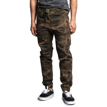 Pantaloni jogger elastici Victorious pentru bărbați, cu crotch scăzut, până la 5X