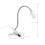 Witte LED-klemlamp, verstelbare bureaulamp 2