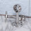 Support de tringle à rideaux argenté pour fixation au plafond (2 pièces) 6