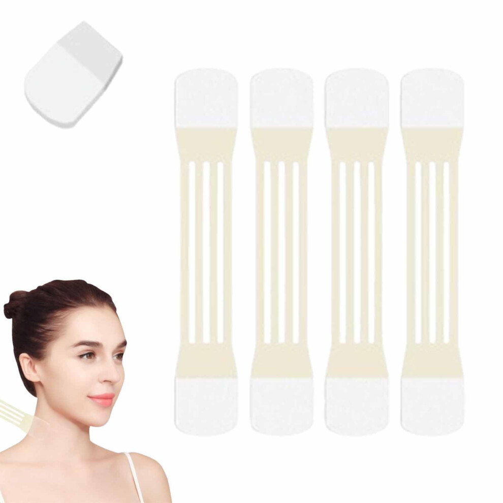 Invisible Face Lift Tape with Neck Lift for Sagging Skin, Instant Jawline Lift, Waterproof, 1 Set