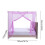 WZXPWT Mosquito Net Bed Canopy Twin Size 3