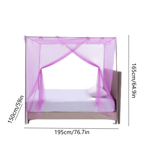 WZXPWT Mosquito Net Bed Canopy Twin Size 2