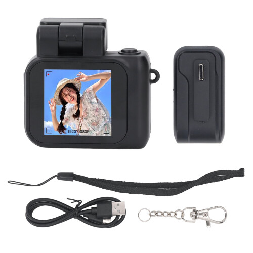 CDD Micro Digital Camera 128GB 1.44in 1080P Black 2