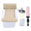 Inflatable Kid Airplane Bed: 98.5x51 cm Beige 3