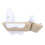 Inflatable Kid Airplane Bed: 98.5x51 cm Beige 14
