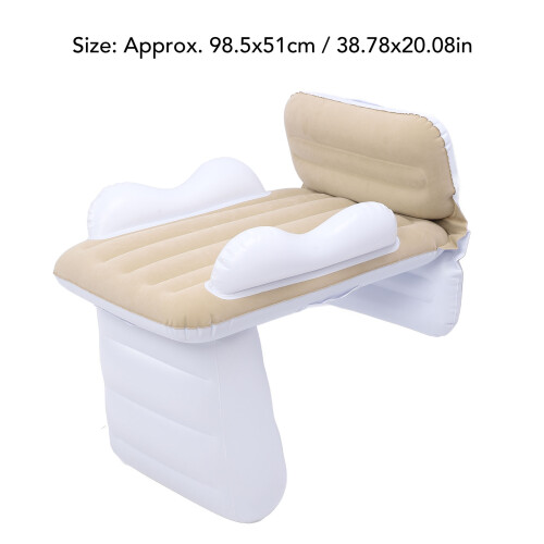 Inflatable Kid Airplane Bed: 98.5x51 cm Beige 1