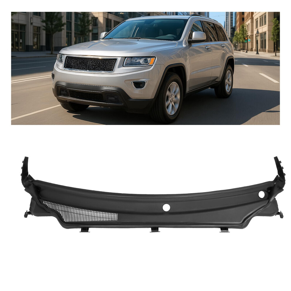 20112015 Wiper Cowl Panel Plastic Replacement With Improved Airflow For Jeep Grand Cherokee Black 9169991200439