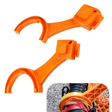 2 PCS Single Head RV Sewer Hose Wrench, Universal ABS Tool for Quick Install and Removal, Orange