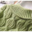 Kids' Solid Color Sweater for Fall Winter, Green, Size 2 4