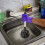 Ensemble ventouse WC avec ventouse pour lavabo et brosse pour cuvette, support 8