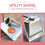Cleaning Dust Pan Silver for Adults Use 1Pack 5