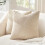 Σετ μαξιλαριών Euro Shams 24x24", καφέ κοτλέ, ριγέ patchwork με υφή ανεμόμυλου, 60x60 εκ., για 7