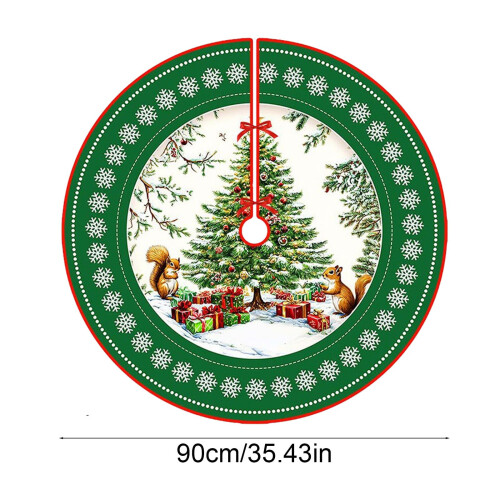 Julgranskjol Vintertomte Tall Snöflingor 86 cm 2
