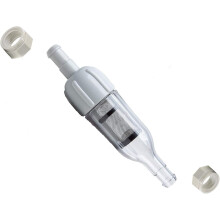 Conjunto de limpador de piscina 48-080 com 2 porcas de mangueira de alimentação D15, compatível com Polaris Zodiac 48-080, filtro em linha e tela