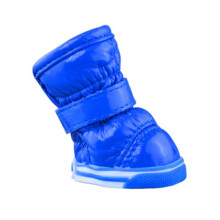 Set di 4 stivali da neve caldi per cani di piccola taglia, scarpe casual per cani, scarpe antiscivolo e impermeabili per animali domestici, scarpe