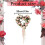 Guirlanda de rosas em formato de coração rosa com fitas, 33 cm (13 polegadas) 4