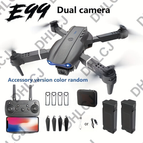 E99K3 Quadcopter met dubbele camera en 2 accu's 1