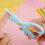 Plastic Safety Scissors Rounded Tip 5.3 Inch Multicolor 6