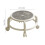 Tabouret roulant BiFandian pivotant à 360, robuste et compact 3
