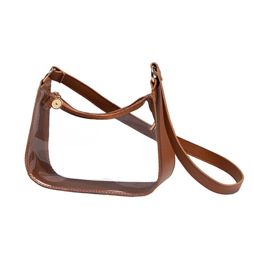 Γυναικεία τσάντα ώμου Crossbody με διάφανο πορτοφόλι