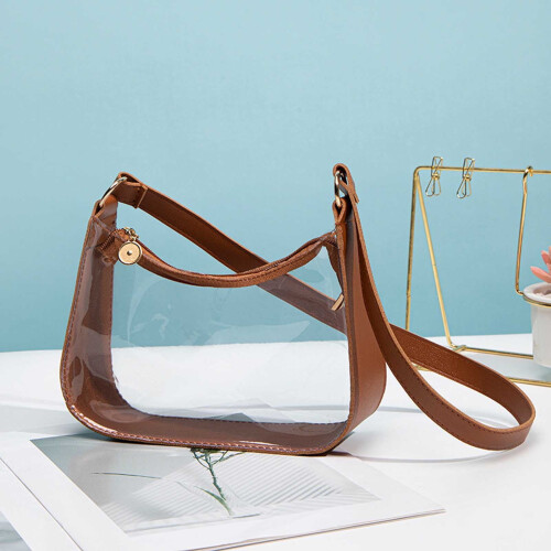 Τσάντες χιαστί για γυναικείες τσάντες Tote Bag Clear Transparent Μοντέρνο πορτοφόλι ώμου 1