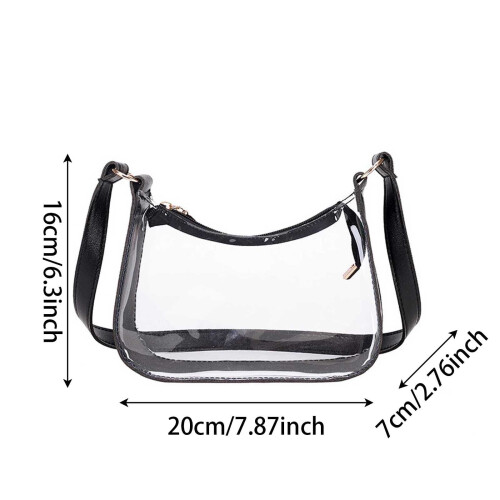 Τσάντες χιαστί για γυναικείες τσάντες Tote Bag Clear Transparent Μοντέρνο πορτοφόλι ώμου 2