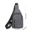 Τσάντες Crossbody για άνδρες Μικρό σακίδιο πλάτης Τσάντα στήθους Σακίδιο ημέρας για 3