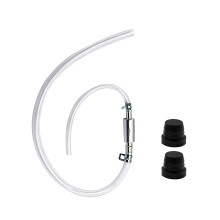 Brake Bleeder Kit with OneWay Check Valve, PVC Hose and Metal Clamp for Car and Motorcycle