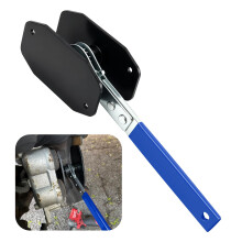 Brake Caliper Tool with 360 Swivel Ratchet, Carbon Steel Piston Compressor and Long Handle Blue