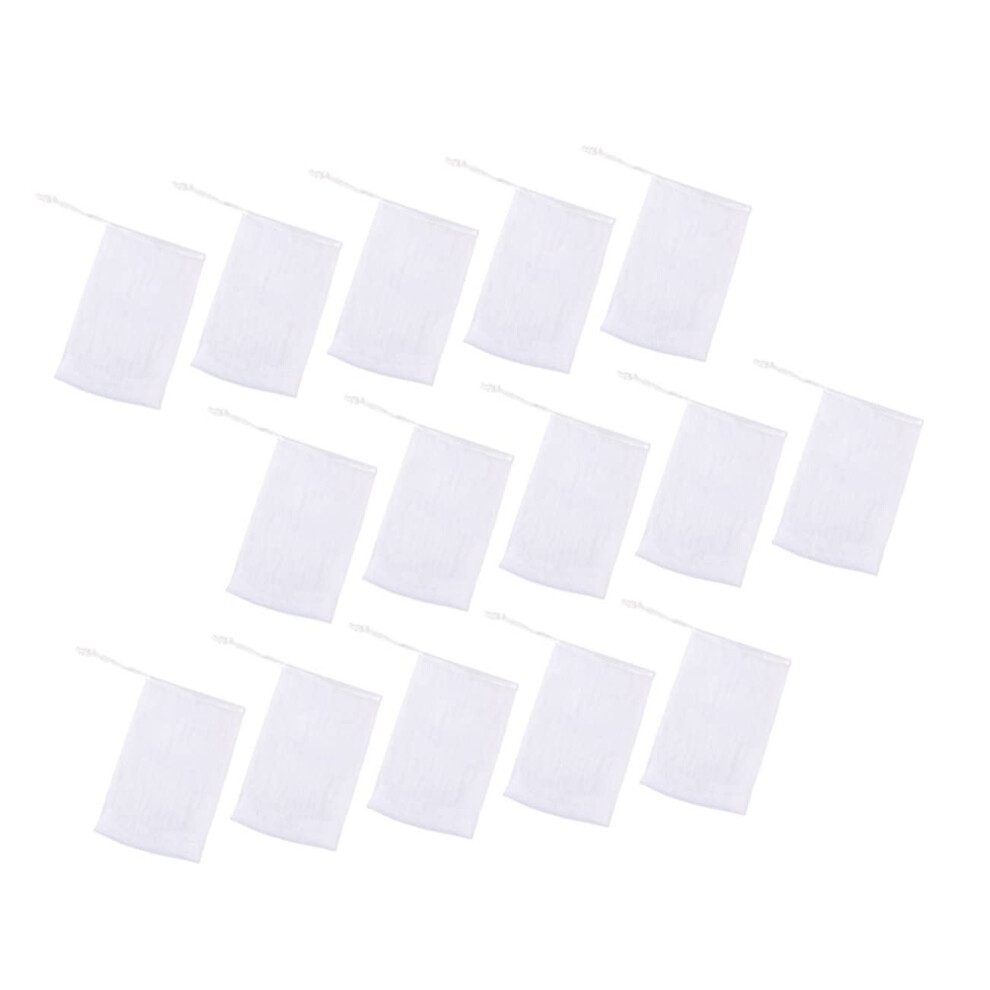 Foaming Soap Net 50pcs Double Layer Soap Saver Bag for Rich Foam Bath Shower and Face Cleansing