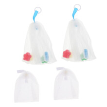 4pcs Soap Saver Bags with Rich Lather and Gentle Exfoliation for Shower and Handmade Soaps