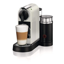 De'Longhi Nespresso CitiZ Coffee Machine with Aeroccino Milk Frother White