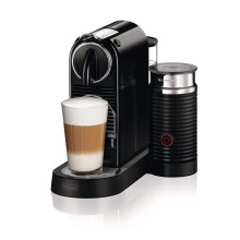 Nespresso CitiZ Coffee Machine with Integrated Aeroccino Milk Frother Black