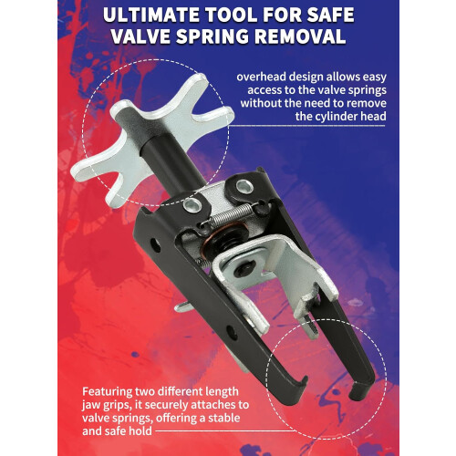 Valve Spring Compressor Tool Adjustable Jaw for Universal Car and Truck Engine 2