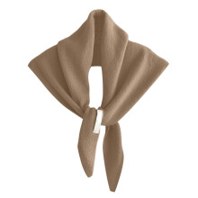 AWZXDE Dames winter wollen driehoekige sjaal, gestreepte omslagdoek, gebreide functionele sjaal in effen kleur, veelzijdige kleine sjaal/nekdoek,